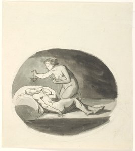 Psyche és az alvó Ámor