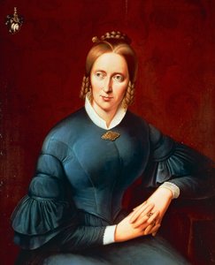 Annette von Droste-Hulshoff portréja (Munster alkotó: Johannes Sprick