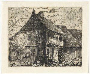 Víkendház Auschwitzban, Csehországban alkotó: Johannes Tavenraat
