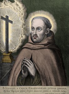 Keresztes Szent János (Juan de Yepes Alvarez, Juan de la Cruz) (1542-1591) - grav. írta Vorstermann