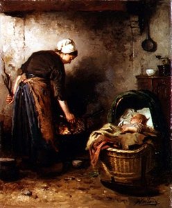 A Tűz meggyújtása alkotó: Johannes Weiland