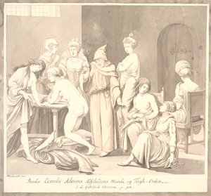 "Broder Cornelius Adrians Absolutions Maade og Tugte=Orden. / J.L. Gottefriidi Chronica. 908. o.."