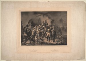A francia hadsereg a moszkvai Kremlben, 1830 alkotó: Johannes Woelffle