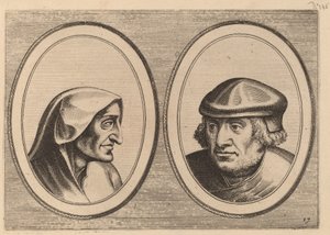 "Erdighe Kniertje" és "Unbekommerde Klaes" alkotó: Johannes and Lucas van Doetechum after Pieter Bruegel the Elder