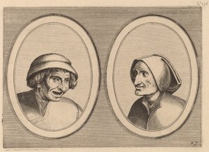 "Keesje Licht-hart" és "Verblinde Swaen" alkotó: Johannes and Lucas van Doetechum after Pieter Bruegel the Elder