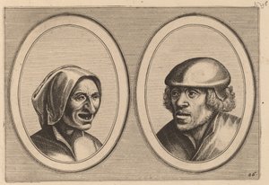 "Woman Verneem-al" és "Hans de Pluym-strijcker" alkotó: Johannes and Lucas van Doetechum after Pieter Bruegel the Elder