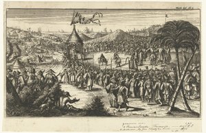 Koxinga előtt holland képviselők jelennek meg alkotó: Johannes van Baden