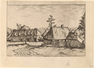 Farm és házsor alkotó: Johannes van Doetechum, the Elder and Lucas