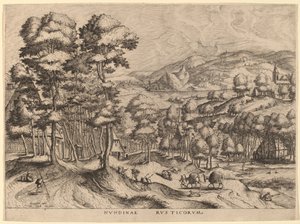 Rusztikus piac alkotó: Johannes van Doetechum the Elder and Lucas