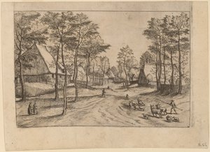 Falu utca alkotó: Johannes van Doetechum, the Elder and Lucas