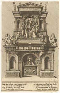 Cœnotaphiorum 27, 1563. Alkotók: Johannes van Doetecum I, Lucas van Doetecum. alkotó: Johannes and Lucas van Doetecum