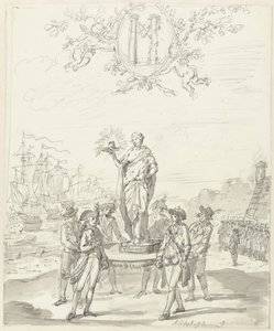 Általános fegyverek, kitüntetés a Kadijkspleinen, 1795 alkotó: Johannes van Dregt (rejected attribution)