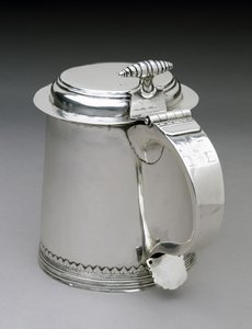 Tankard, c. 1692-1734 (ezüst) alkotó: Johannis Nys