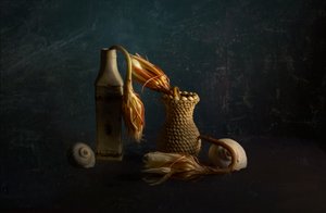 Elhalványuló virágcsendélet alkotó: John-Mei Zhong