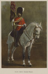 Scots Greys, Standard Bearer (színes litho)