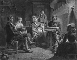 Illusztráció: Robert Burns: The Cottar