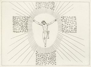 A dicsőséges kereszt, Paradicsom, 14. ének (metszet) alkotó: John (after) Flaxman