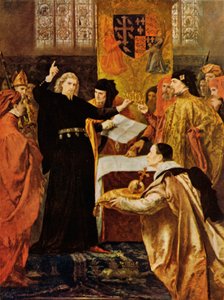 Shakespeare: Második Richárd lemondása, II. Richárd király, IV. felvonás, 1. jelenet (színes litó)