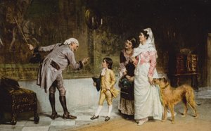Az ős a kárpiton (színes litó) alkotó: John (after) Hassall