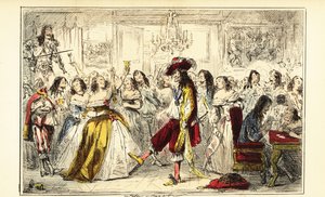 II. Károly király egy táncmulatságon a restauráció idején, 1660 körül