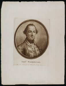 [George] Washington tábornok portréja (metszet)
