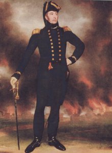 Sir George Cockburn (1772-1853) (színes litó) alkotó: Walter Charles Mills