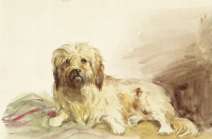 A művész kutyája, 1860 körül