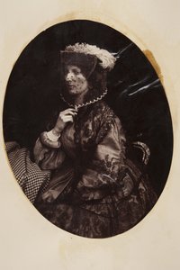 Nő fátyollal [Miss Godfrey] alkotó: John Adamson
