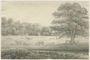 Hagley Hall: toll- és mosórajz, 1814. május 4