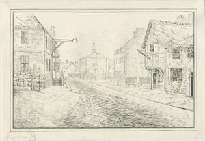 Rugeley Town – Wolseley híd a Lichfield Road felé: toll- és tusrajz, nd [1814]