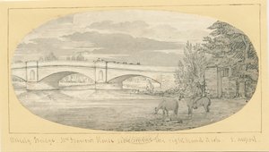 Wolseley-híd: toll- és mosórajz, nd [1799-1854] (rajz)