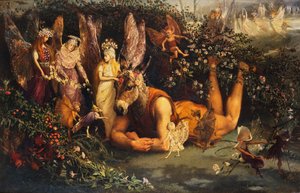 Titania and Bottom, a Szentivánéji álomból