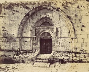 Szűz sírja, Jeruzsálem, 1860-as évek.