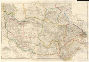 John Arrowsmith 1842-es Közép-Ázsia térképe