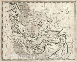 Arrowsmith Perzsia térképe, 1819