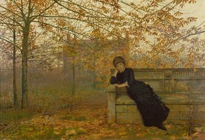 Őszi sajnálkozások, 1882 alkotó: John Atkinson Grimshaw