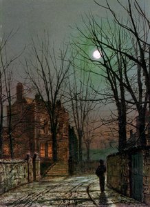 A Hold fényénél, 1882. alkotó: John Atkinson Grimshaw