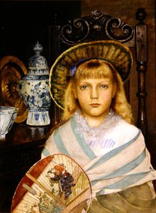 Enid (olaj, vászon) alkotó: John Atkinson Grimshaw