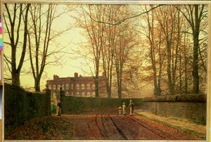 Templomba járás, 1880 alkotó: John Atkinson Grimshaw
