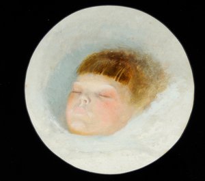 Gertrude Grimshaw vezetője alkotó: John Atkinson Grimshaw