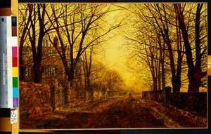 Nocturne in Gold, 1872 alkotó: John Atkinson Grimshaw