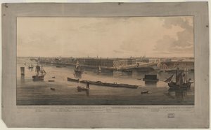Panorámás kilátás Szentpétervárra, 1805 és 1807 között