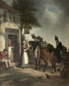 Katonák felüdülése, 1805 körül alkotó: John Augustus Atkinson