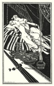 Illusztráció a Don Juanhoz, Lord Byron: Haidee és Juan nem házasok, a hiba az övék volt, nem az enyém (litho)