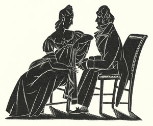 Illusztráció: Madame Bovary, Gustave Flaubert (litho) alkotó: John Austen