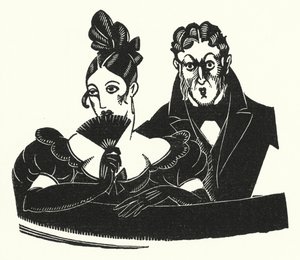 Illusztráció: Madame Bovary, Gustave Flaubert (litho) alkotó: John Austen