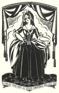 Illusztráció Tristram Shandyhoz, Laurence Sterne (litho) alkotó: John Austen