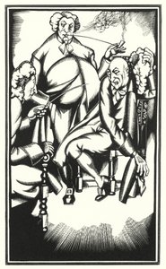 Illusztráció Tristram Shandyhoz, Laurence Sterne (litho) alkotó: John Austen