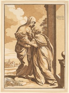 A Látogatás alkotó: John Baptist Jackson, after Annibale Carracci