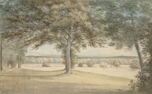 Kirtlington Park, 1783. október 9 alkotó: John Baptist Malchair